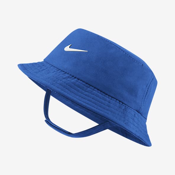 Girls Babies Toddlers 0M 4T Blue Hats. Nike